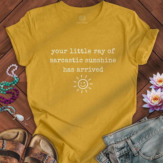 Sarcastic Sunshine Tee Heather Mustard