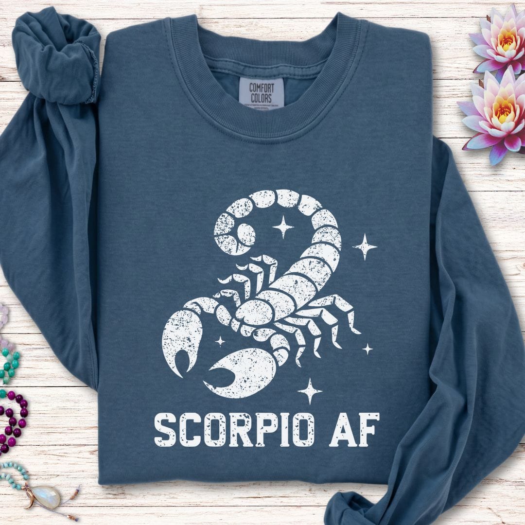 Scorpio AF Long Sleeve Tee Midnight