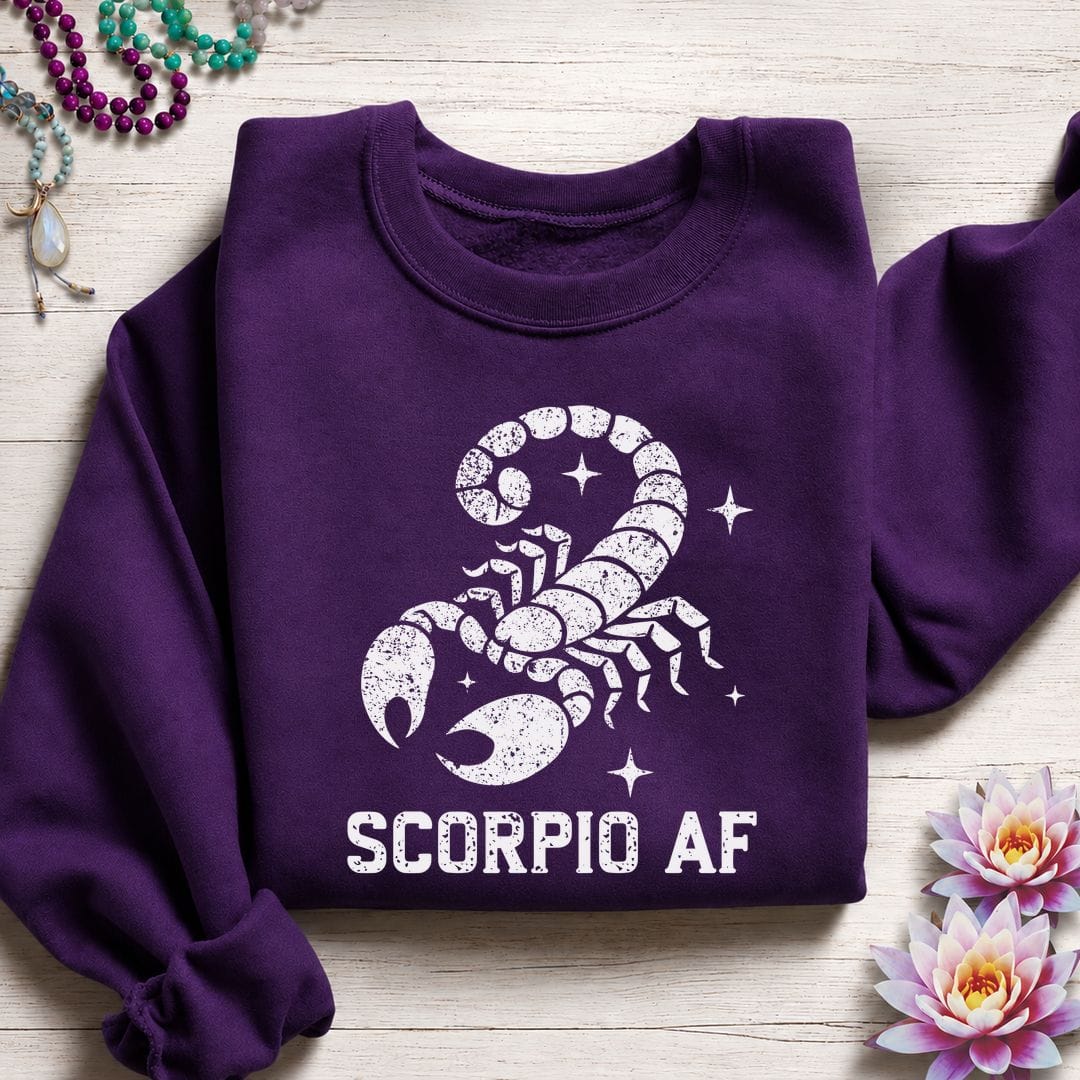 Scorpio AF Sweatshirt Purple