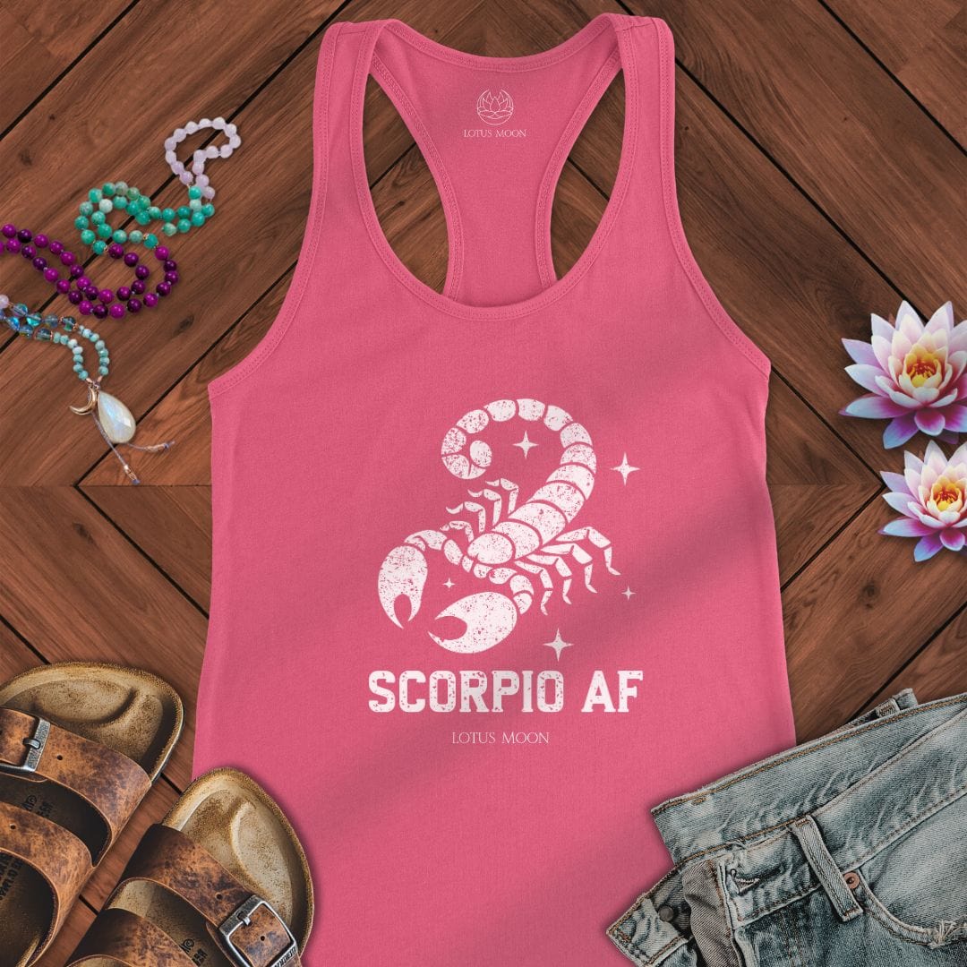 Scorpio AF Tank Solid Hot Pink