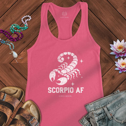 Scorpio AF Tank Solid Hot Pink