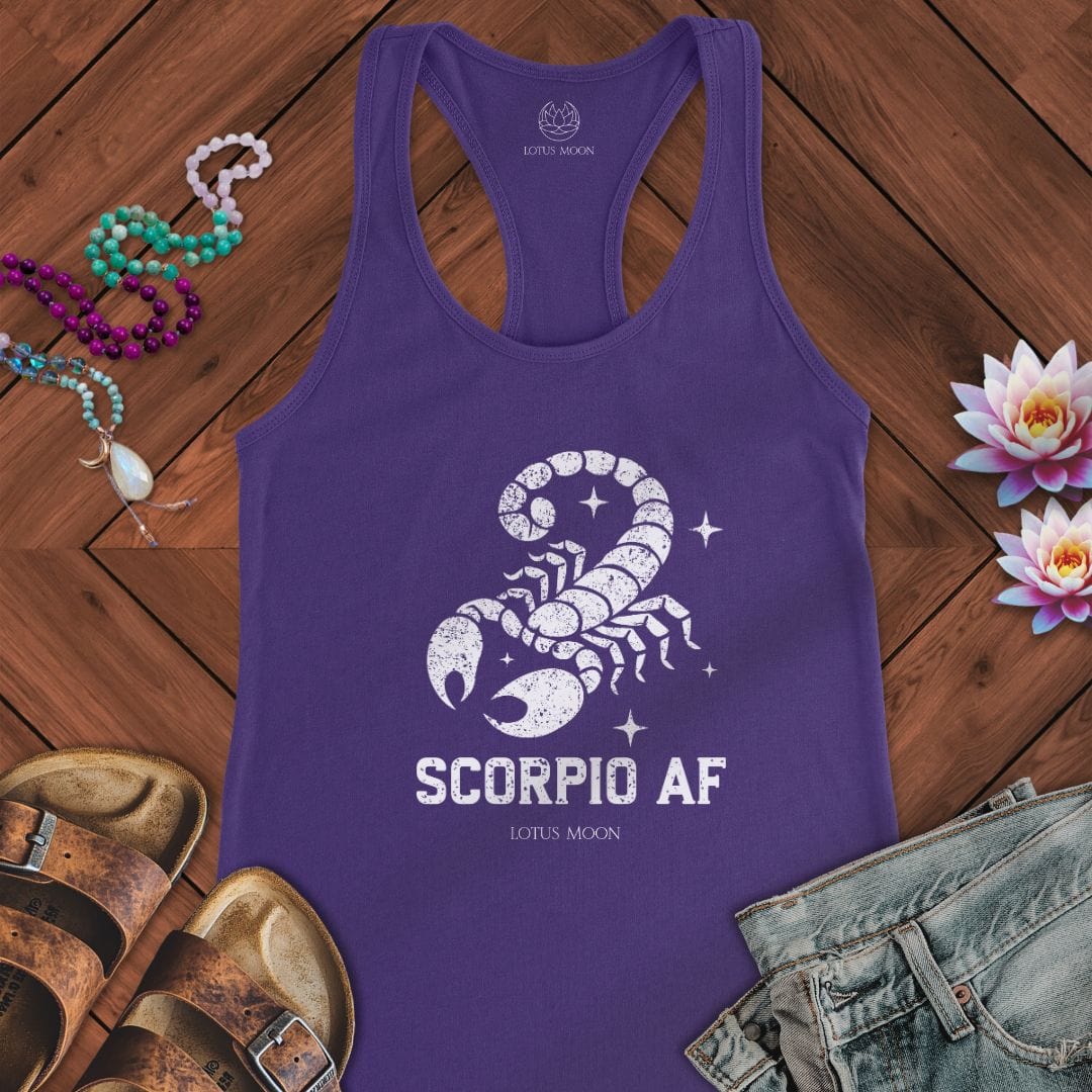 Scorpio AF Tank Solid Purple Rush