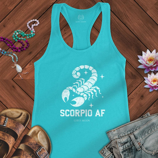 Scorpio AF Tank Solid Tahiti Blue