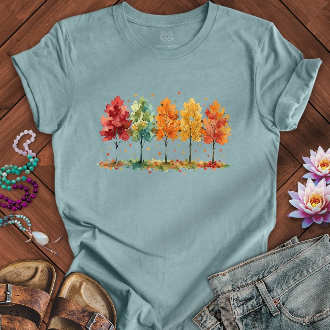 Season of Change Tee Heather Blue Lagoon
