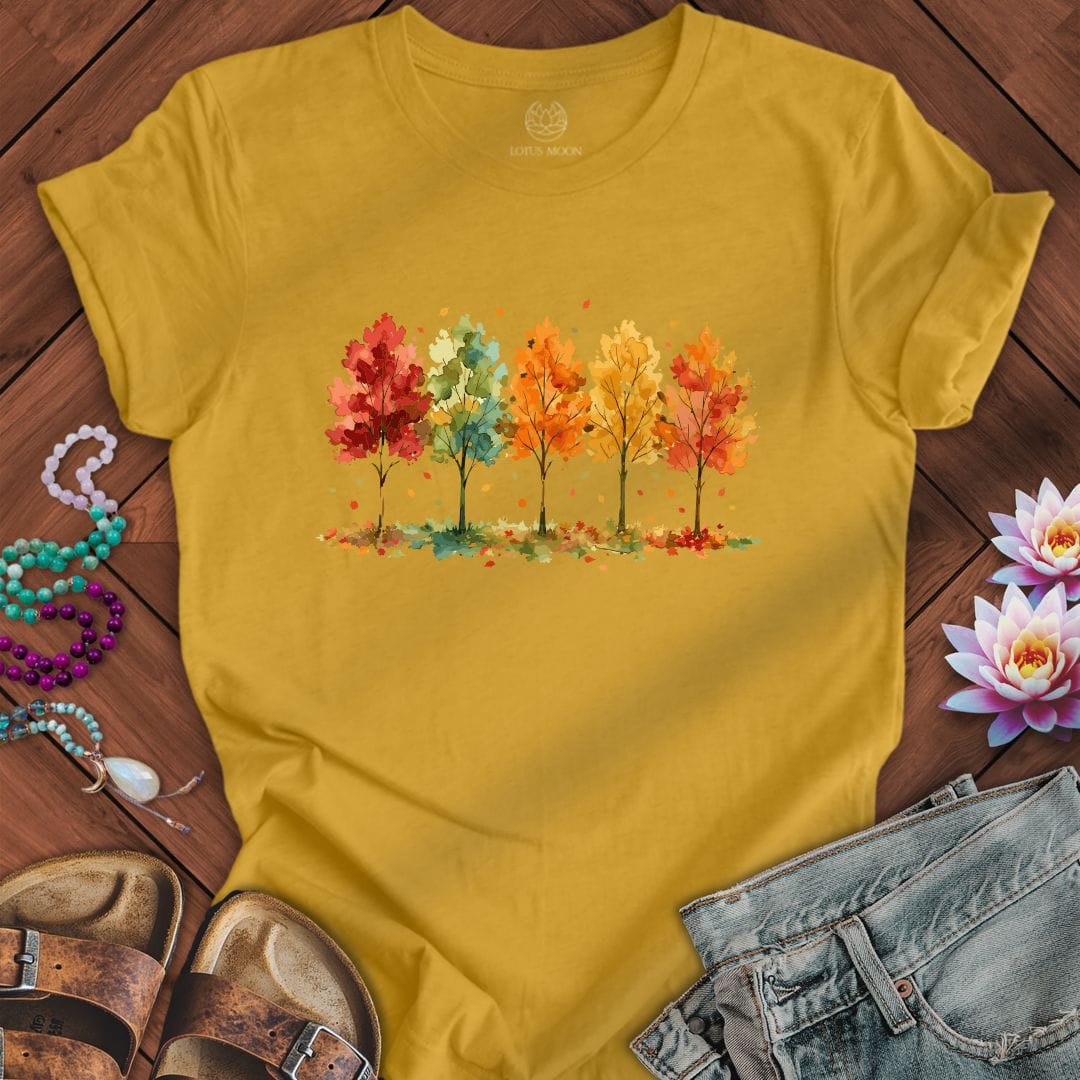 Season of Change Tee Heather Mustard