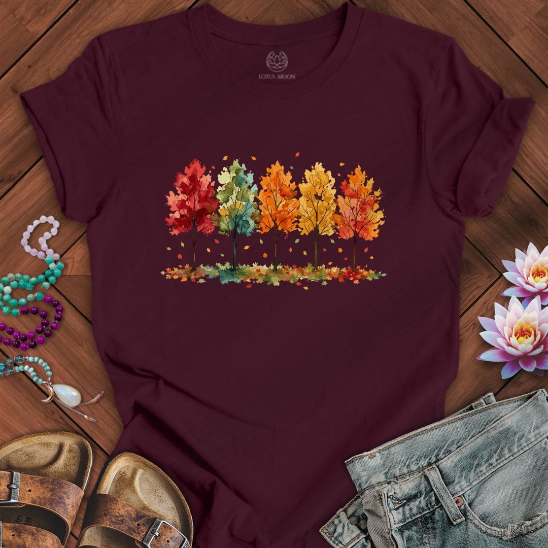 Season of Change Tee Maroon