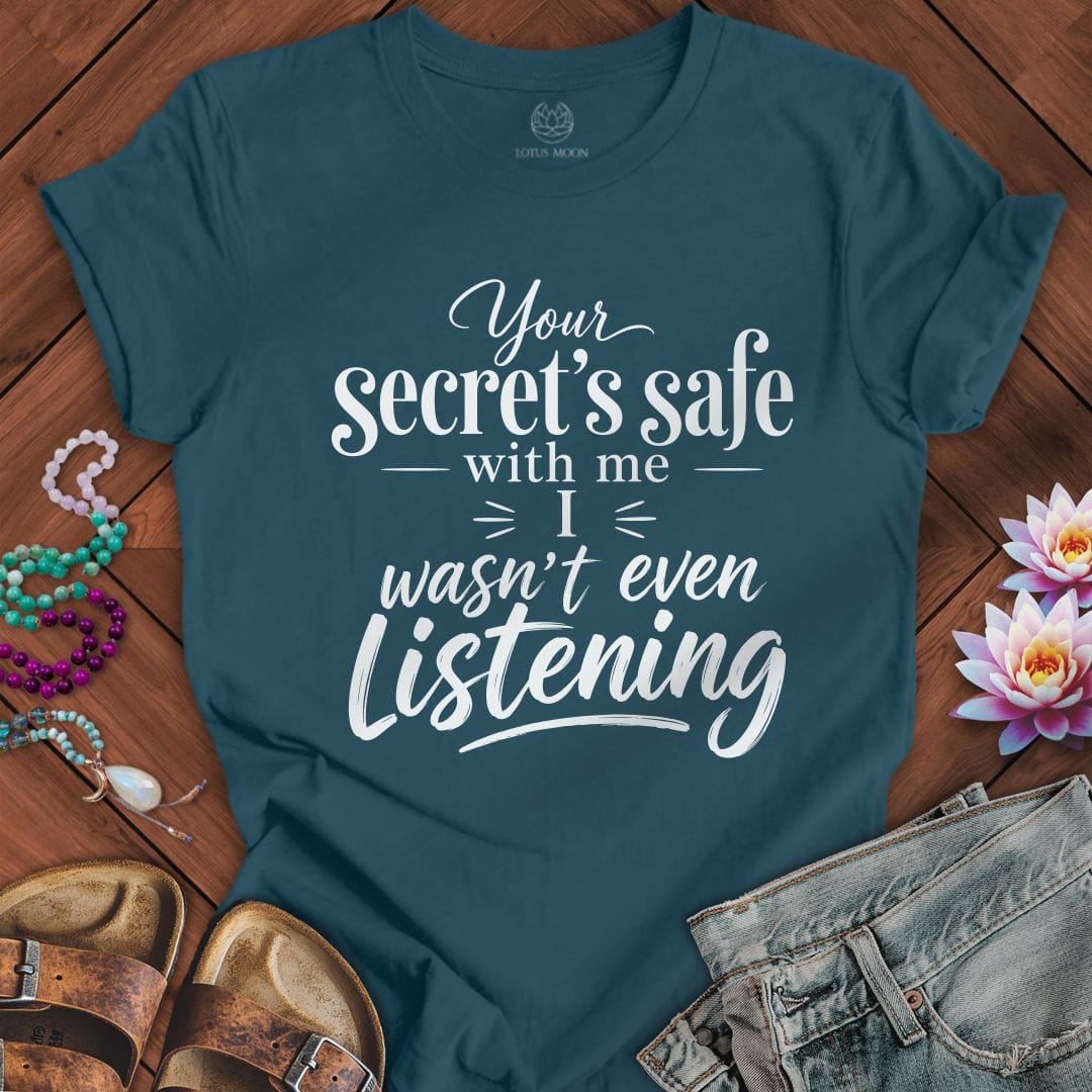 Printify T-Shirt Secret's Safe Tee Deep Teal / S