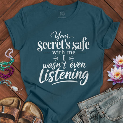 Printify T-Shirt Secret's Safe Tee Deep Teal / S