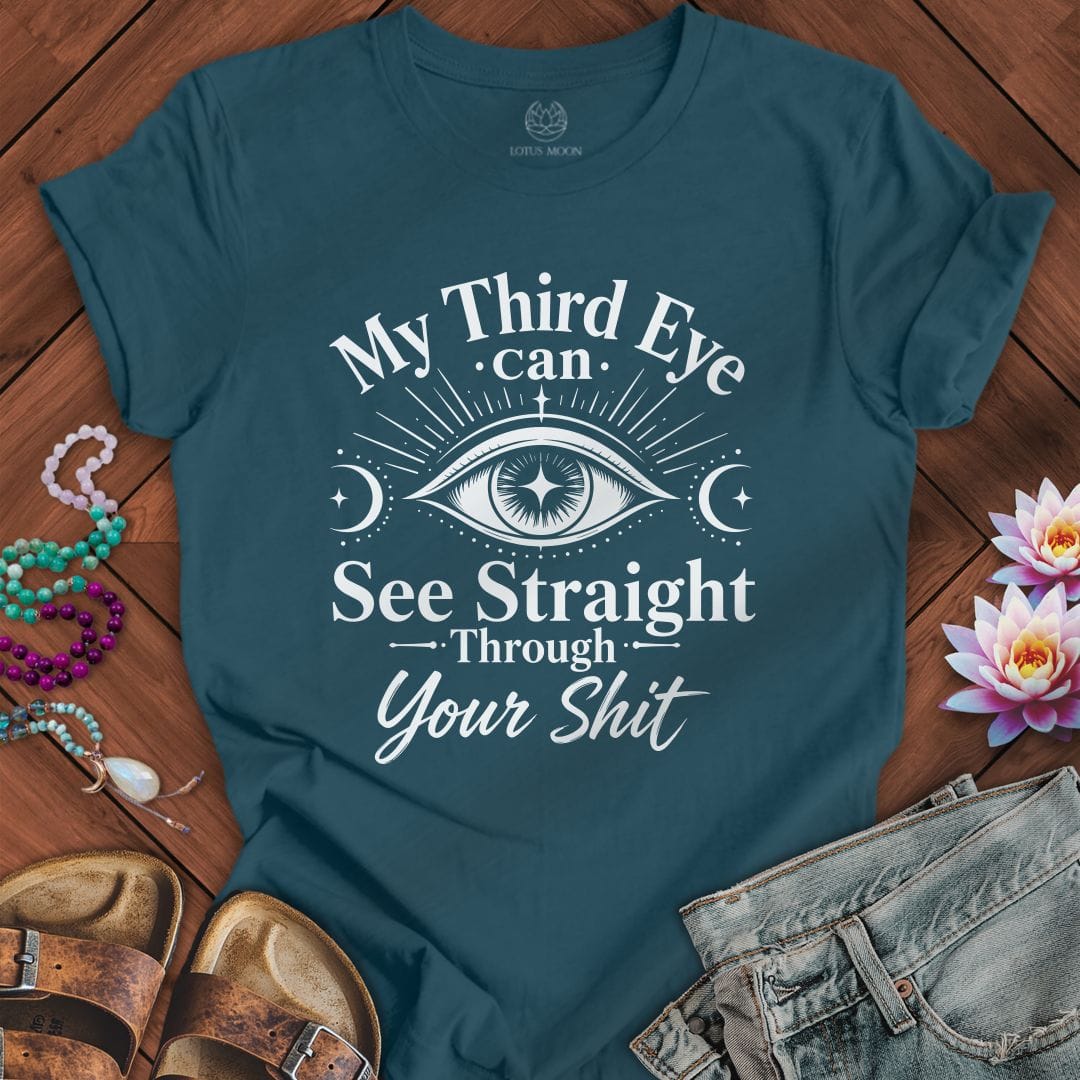 See Straight Through Tee Deep Teal