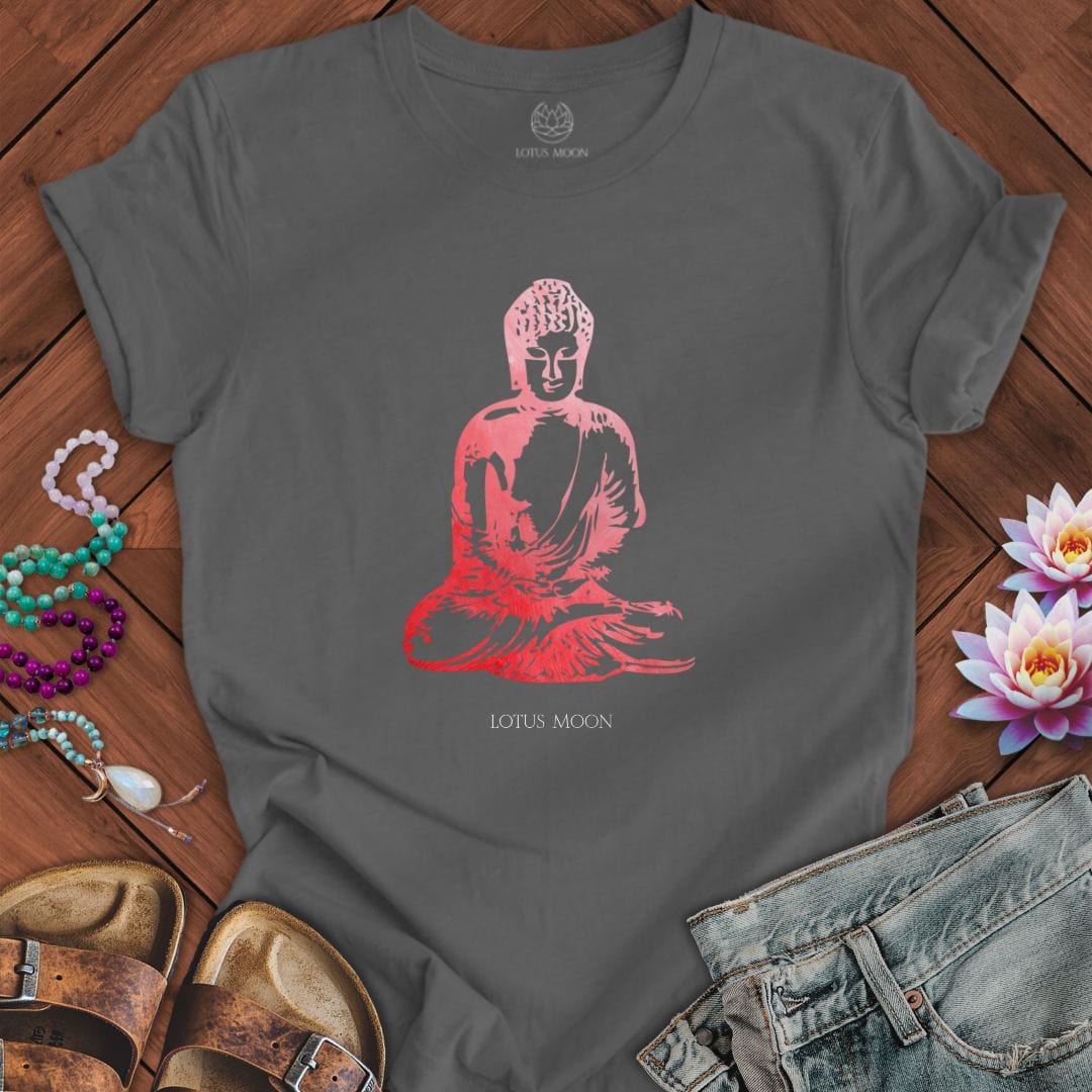 Serene Buddha Tee Asphalt