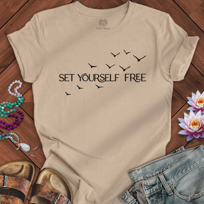 Set Yourself Free Tee Tan