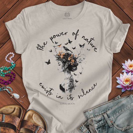 Silent Nature Tee Heather Dust