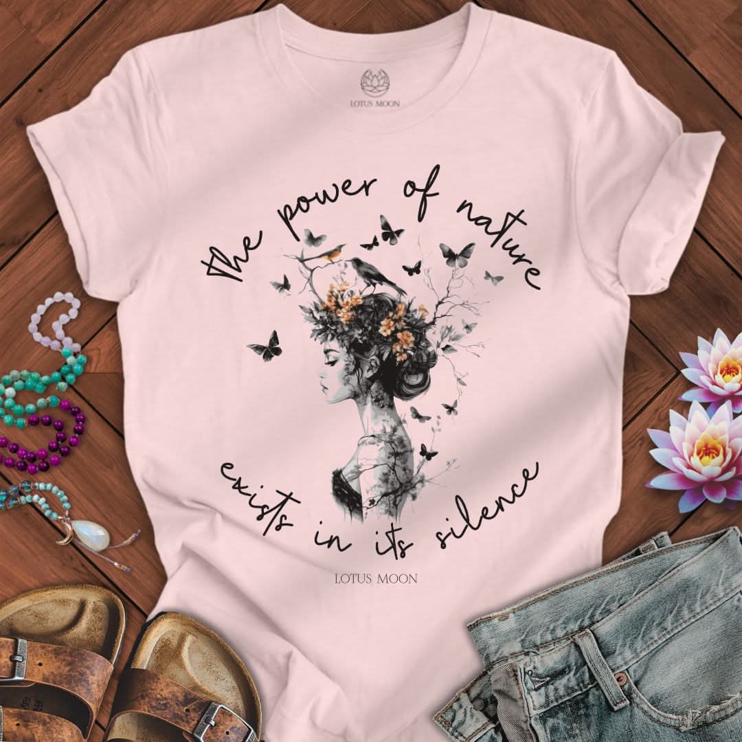 Silent Nature Tee Soft Pink
