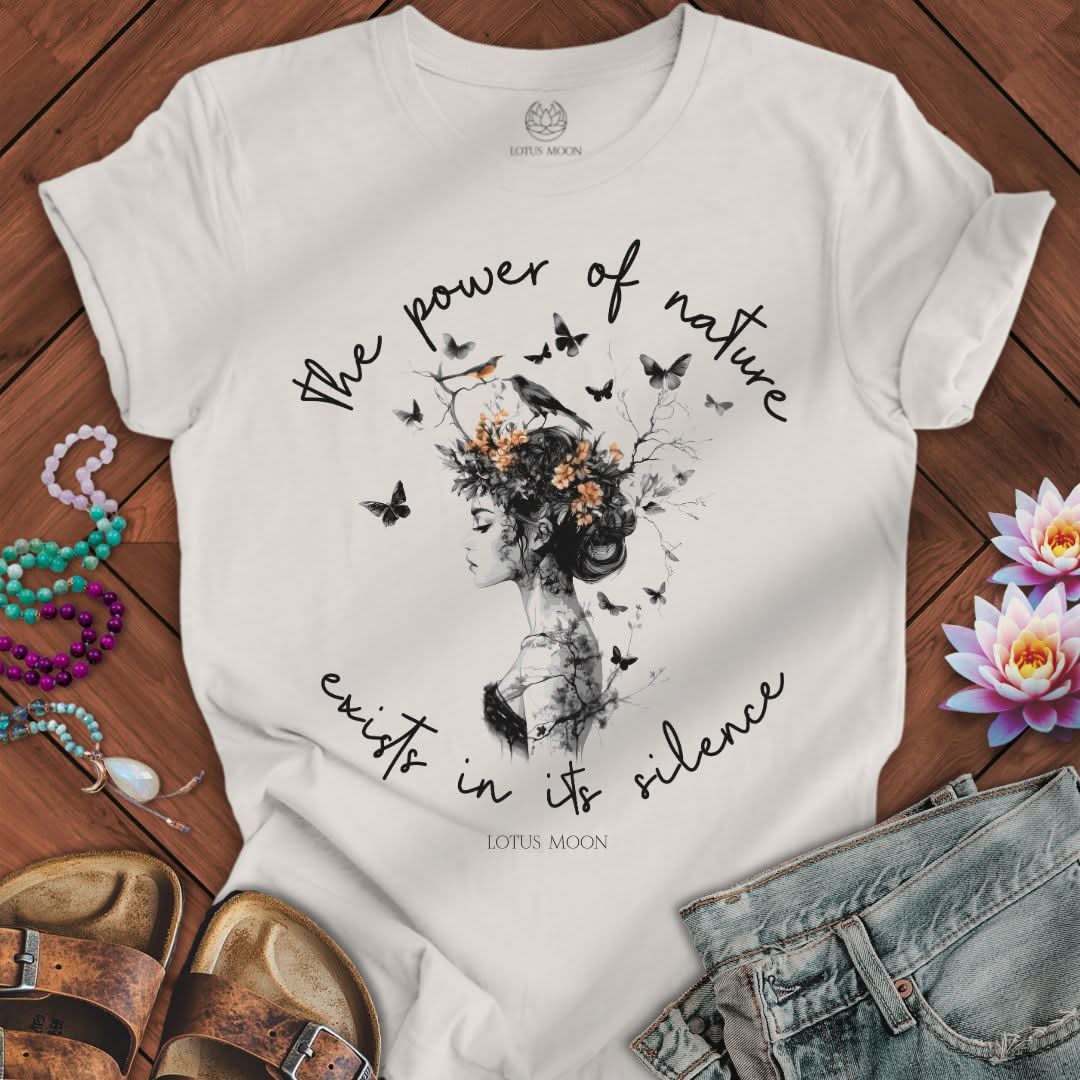 Silent Nature Tee Vintage White