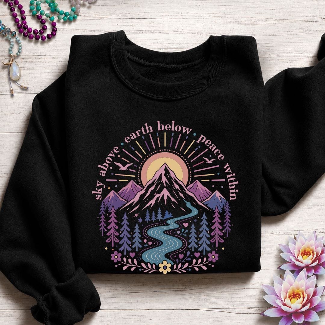 Sky Above Sweatshirt Black