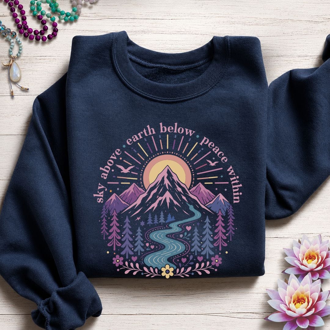 Sky Above Sweatshirt Navy