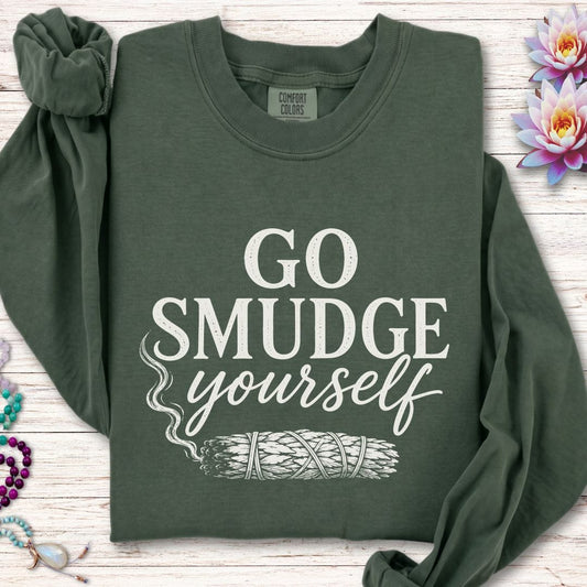 Smudge Yourself Long Sleeve Tee Hemp