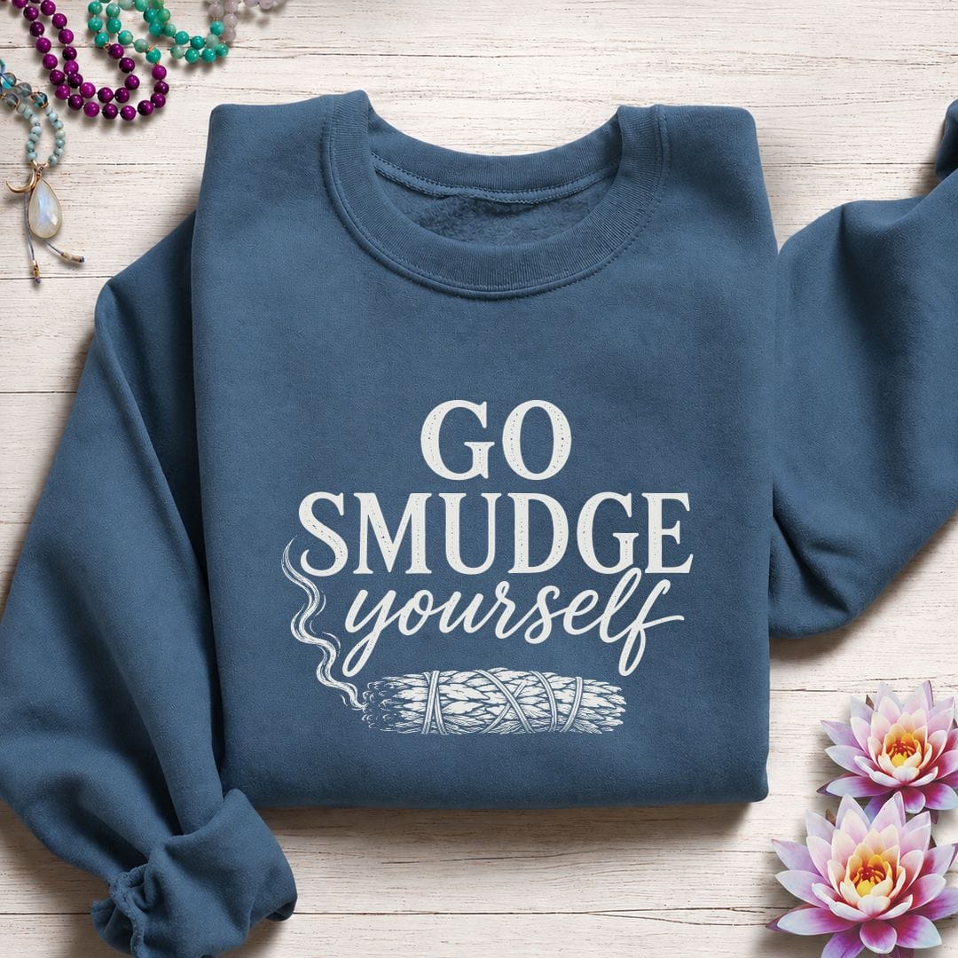 Smudge Yourself Sweatshirt Indigo Blue
