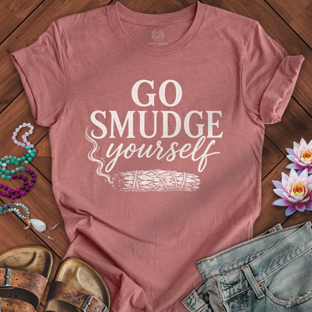 Printify T-Shirt Smudge Yourself Tee Heather Mauve / S