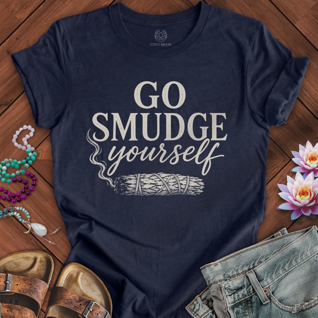 Printify T-Shirt Smudge Yourself Tee Heather Midnight Navy / S