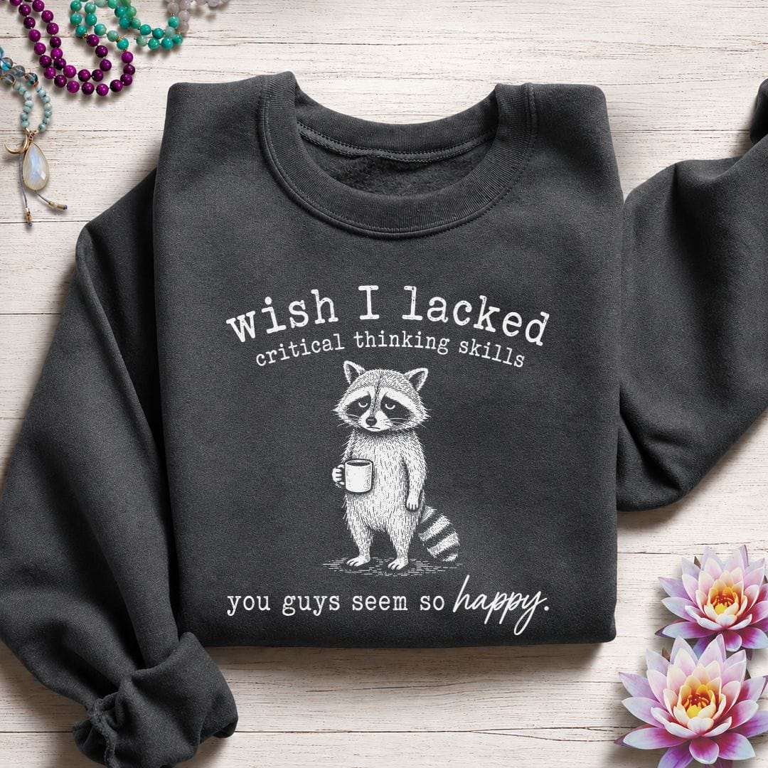 Printify Sweatshirt So Happy Sweatshirt Dark Heather / S