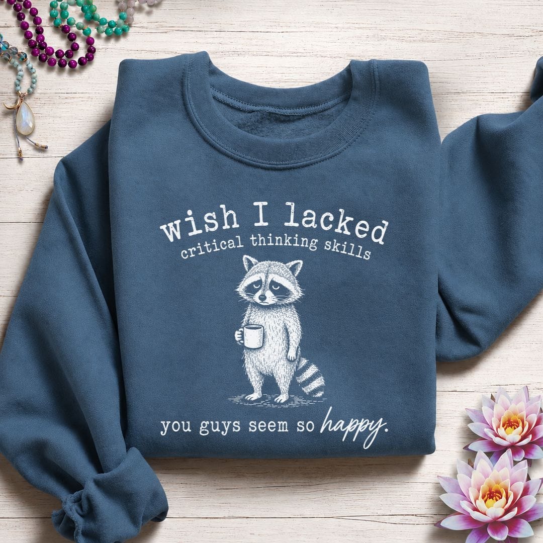 Printify Sweatshirt So Happy Sweatshirt Indigo Blue / S