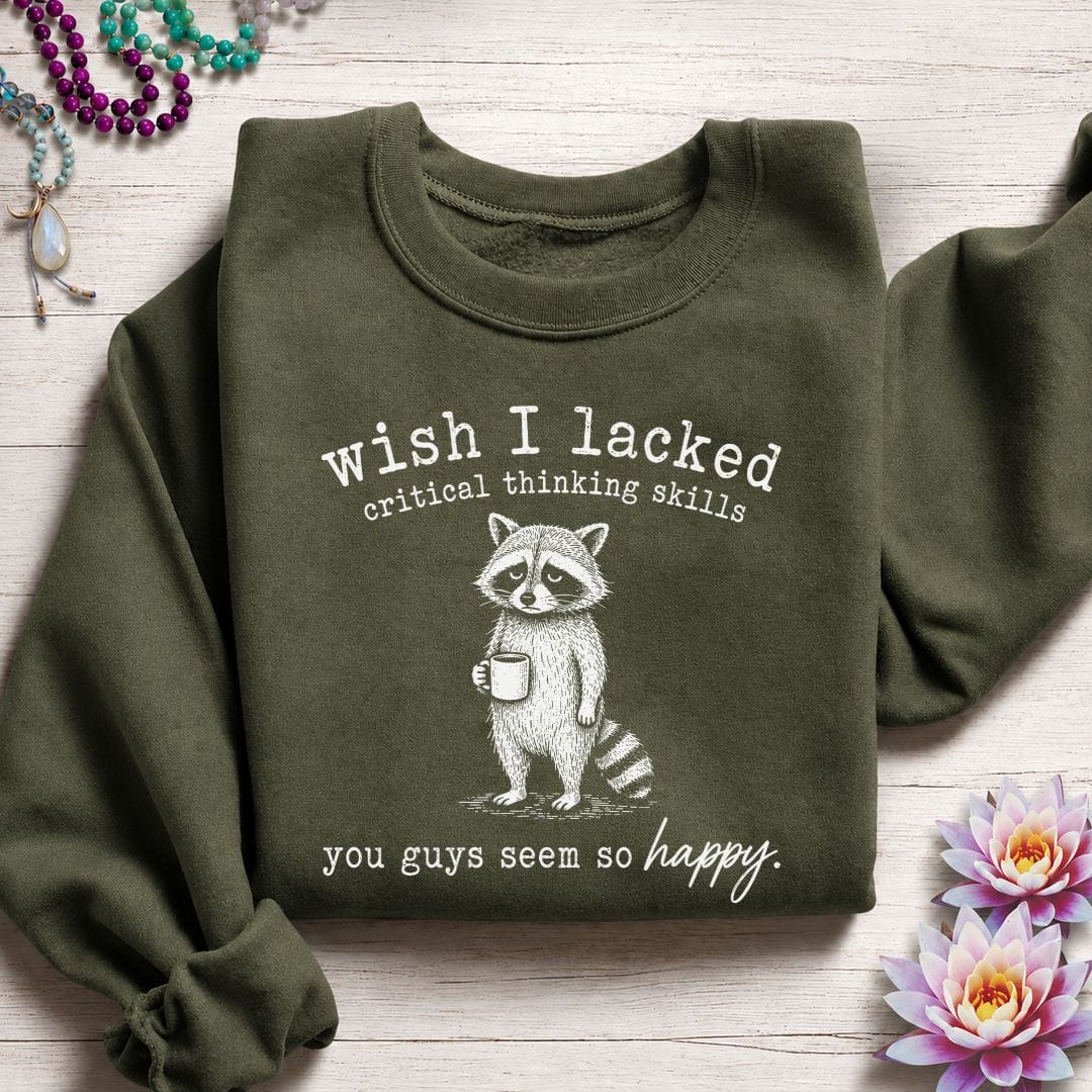 Printify Sweatshirt So Happy Sweatshirt Military Green / S