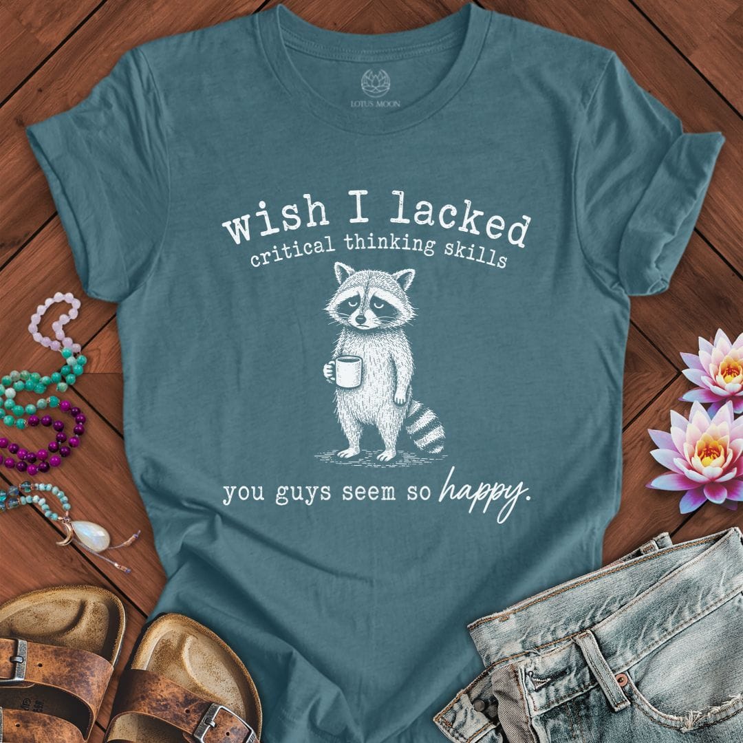 Printify T-Shirt So Happy Tee Heather Deep Teal / S