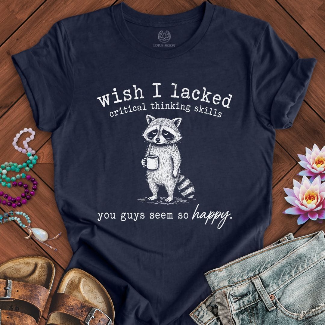 Printify T-Shirt So Happy Tee Heather Midnight Navy / S