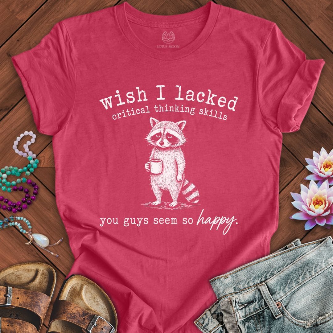Printify T-Shirt So Happy Tee Heather Raspberry / S