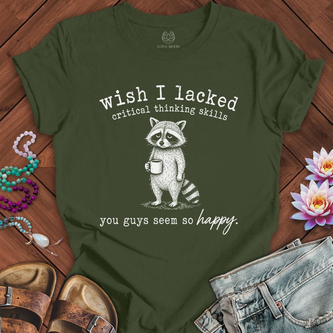 Printify T-Shirt So Happy Tee Military Green / S