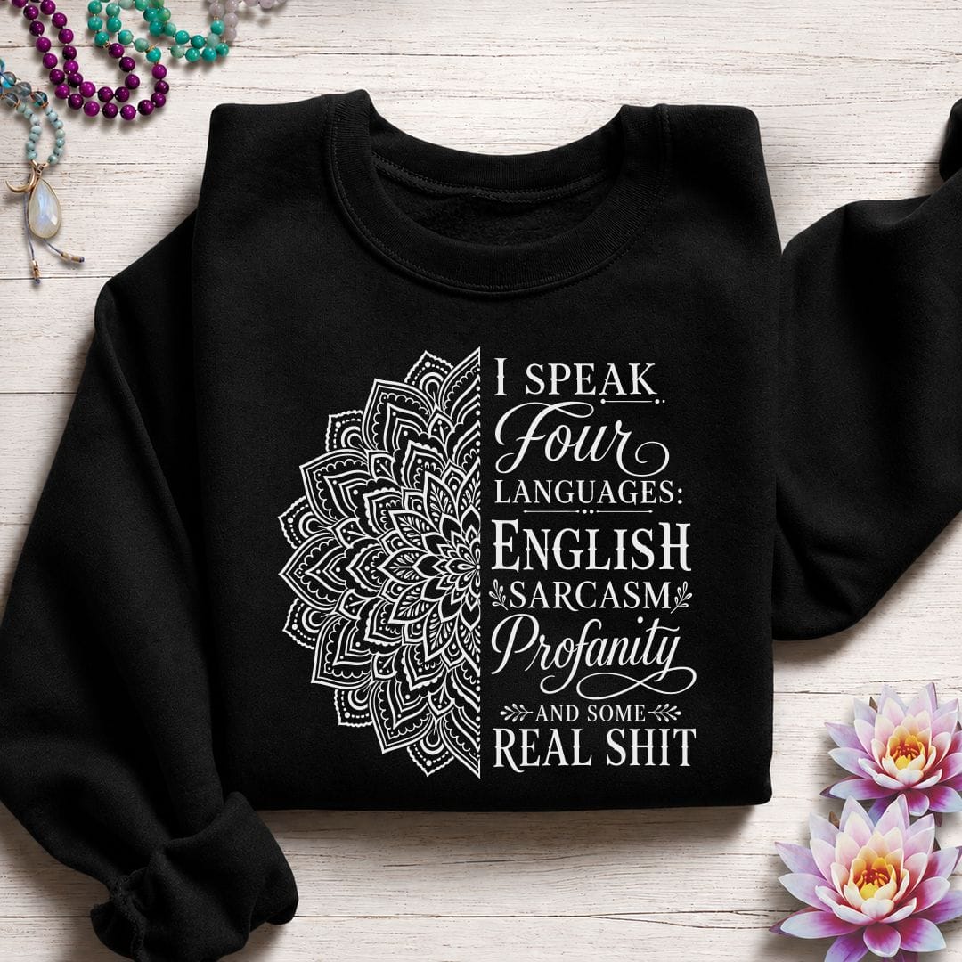Some Real Shit Sweatshirt Black
