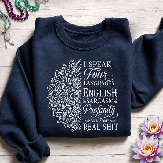 Some Real Shit Sweatshirt Navy