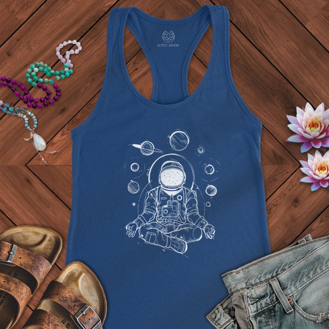 Space Meditation Tank Solid Royal