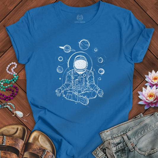 Space Meditation Tee Columbia Blue