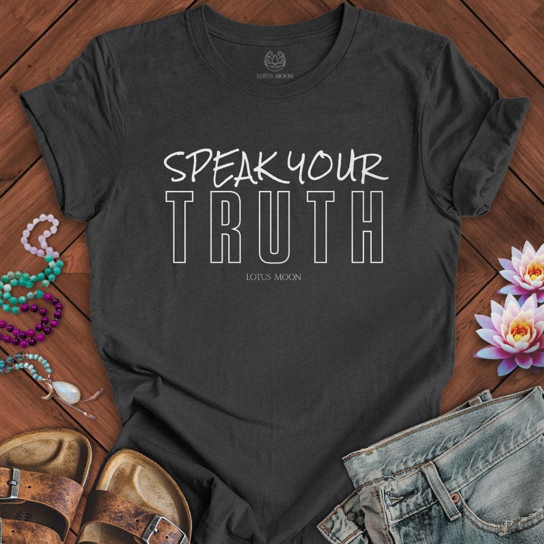 Speak Your Truth Tee Int Dark Grey Heather