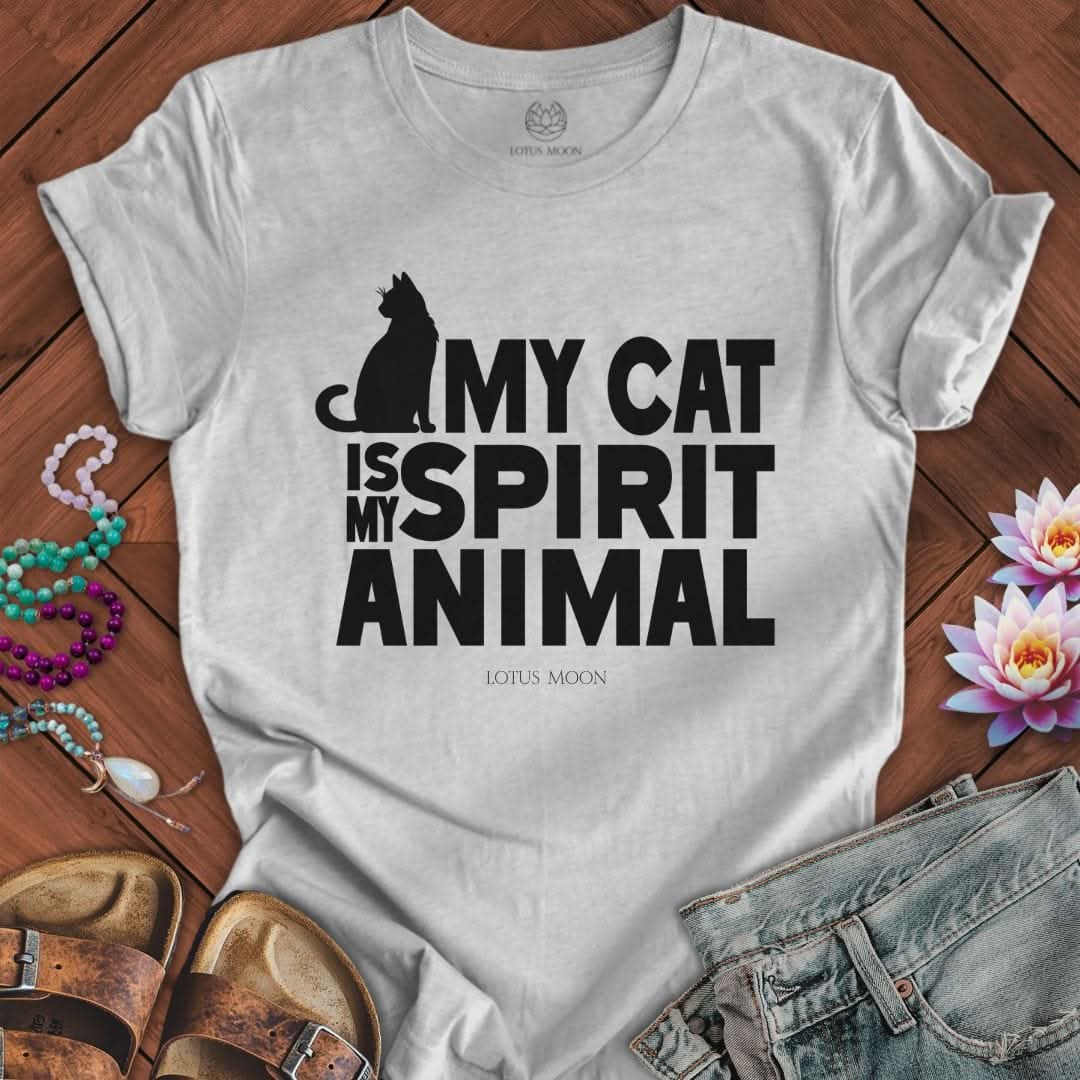 Spirit Cat Tee Athletic Heather