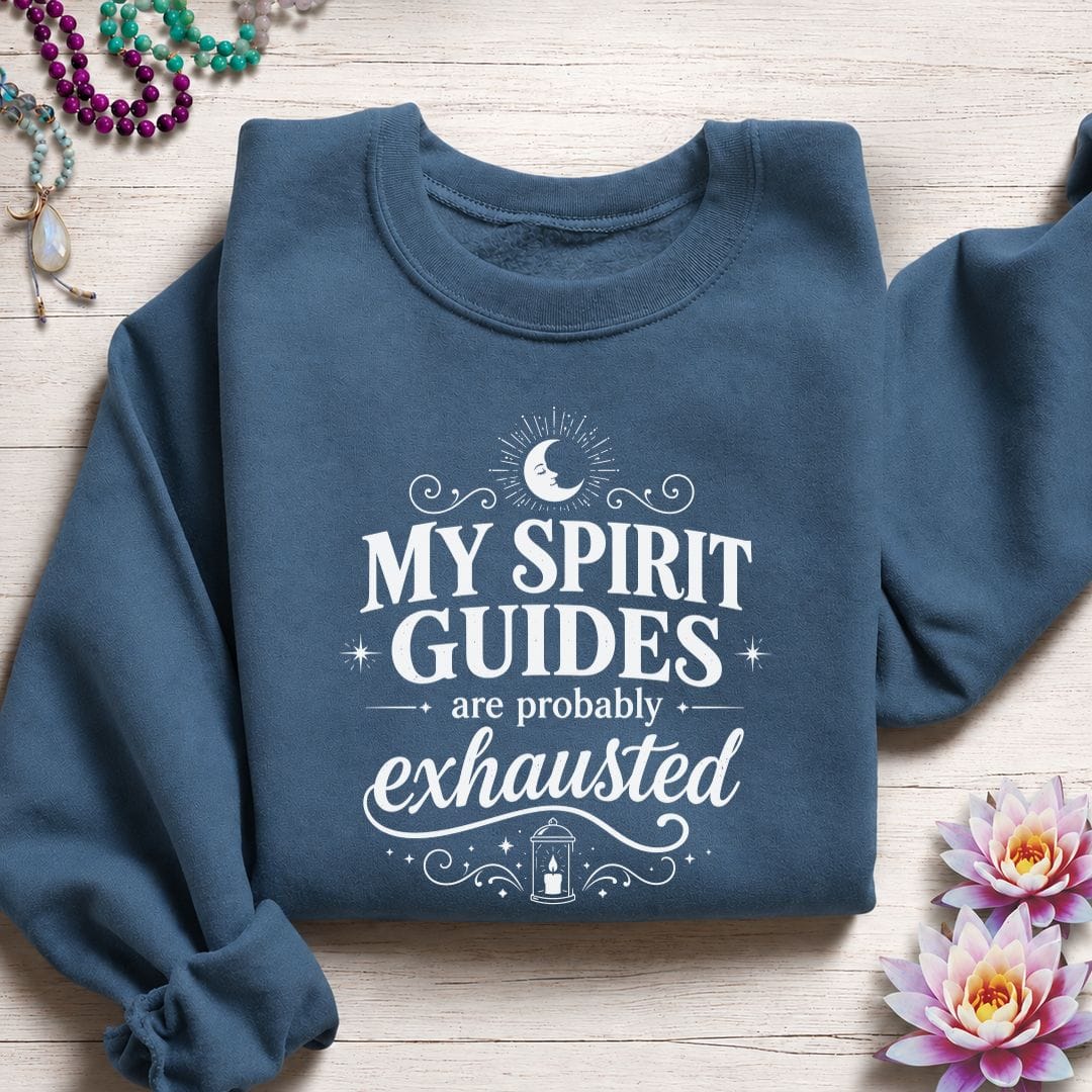Printify Sweatshirt Spirit Guides Sweatshirt Indigo Blue / S