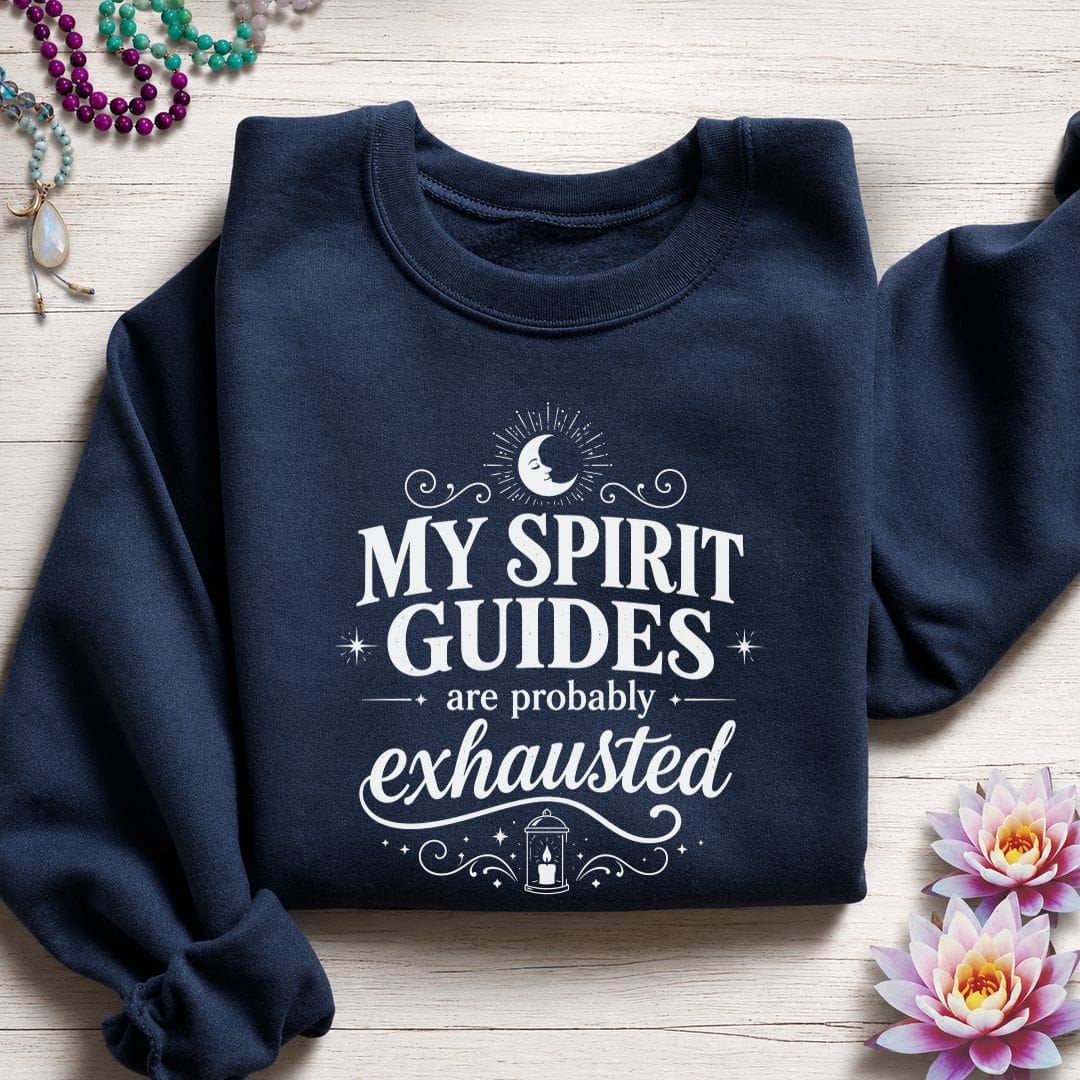 Printify Sweatshirt Spirit Guides Sweatshirt Navy / S