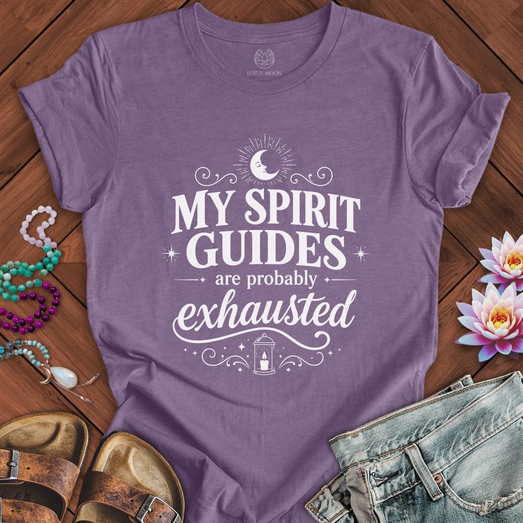 Spirit Guides Tee Heather Purple