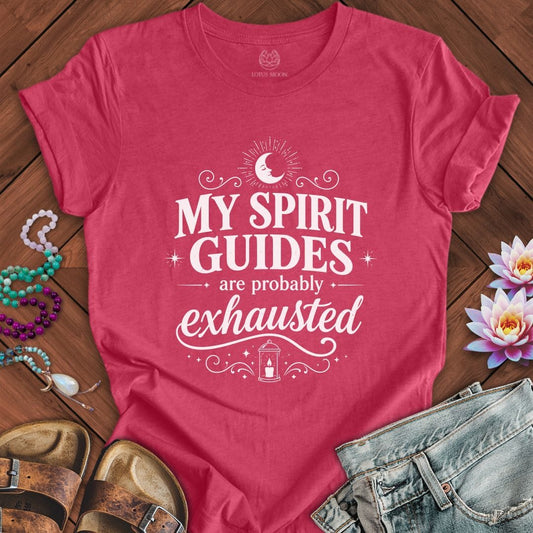 Spirit Guides Tee Heather Raspberry