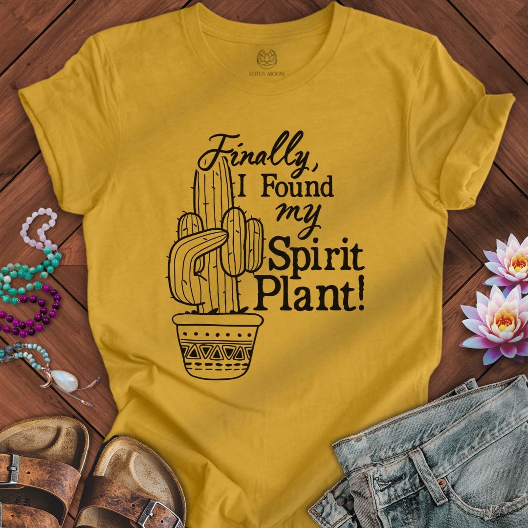 Spirit Plant Tee Heather Mustard