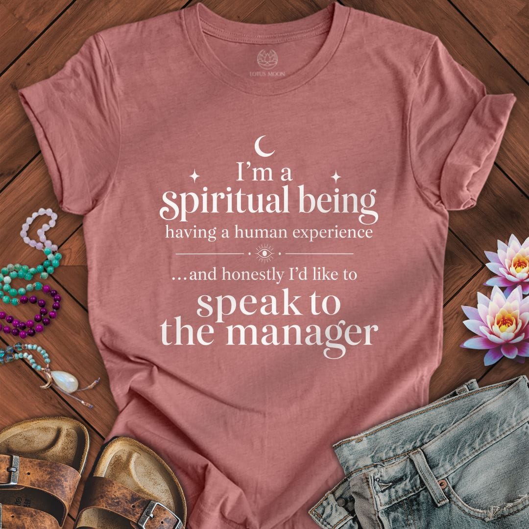 Spiritual Being Tee Heather Mauve