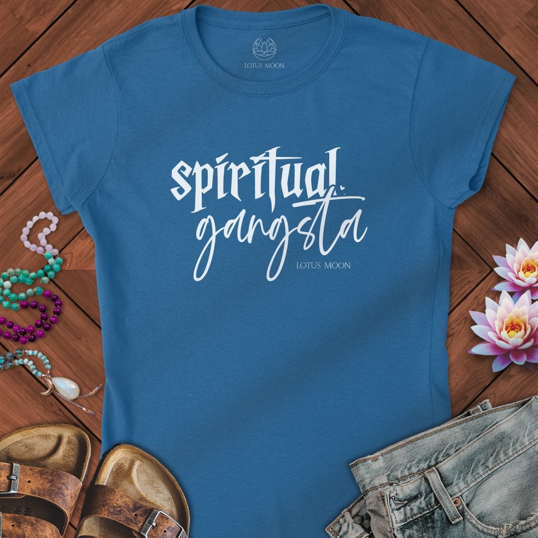 Spiritual Gangsta Fitted Tee Royal