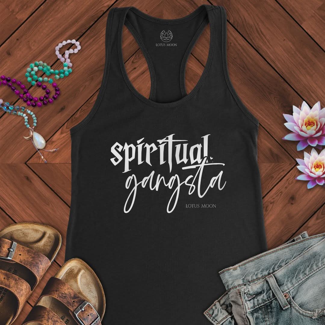 Spiritual Gangsta Tank Solid Black