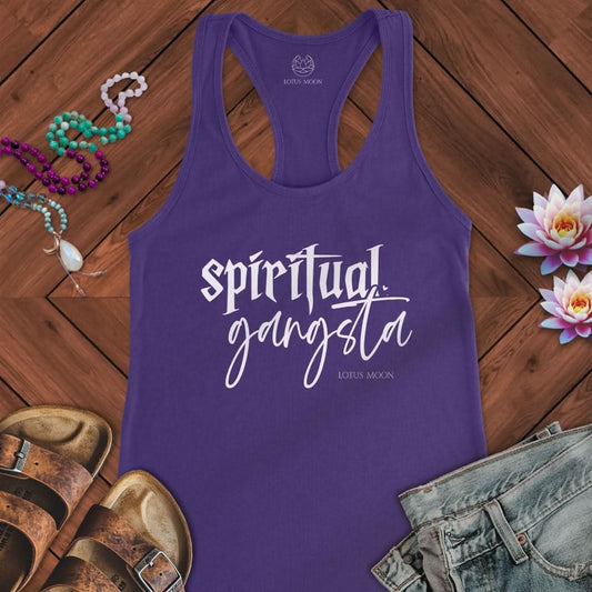 Spiritual Gangsta Tank Solid Purple Rush