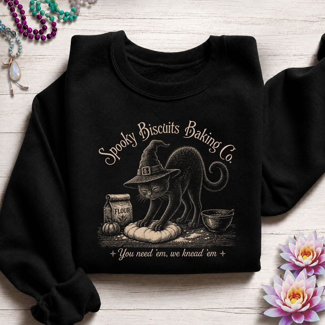Spooky Biscuits Sweatshirt Black