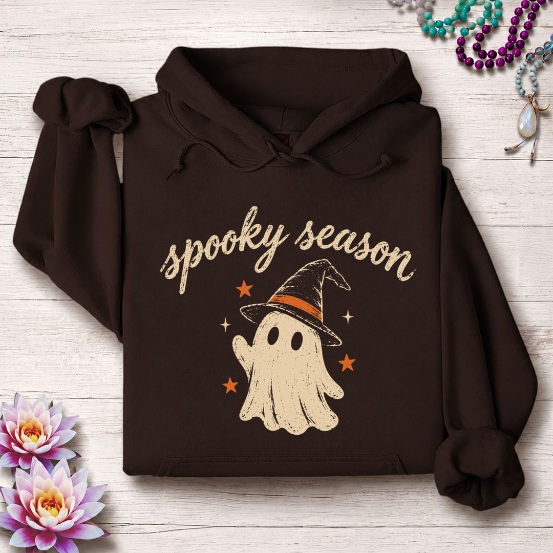 Spooky Season Hoodie Dark Chocolate