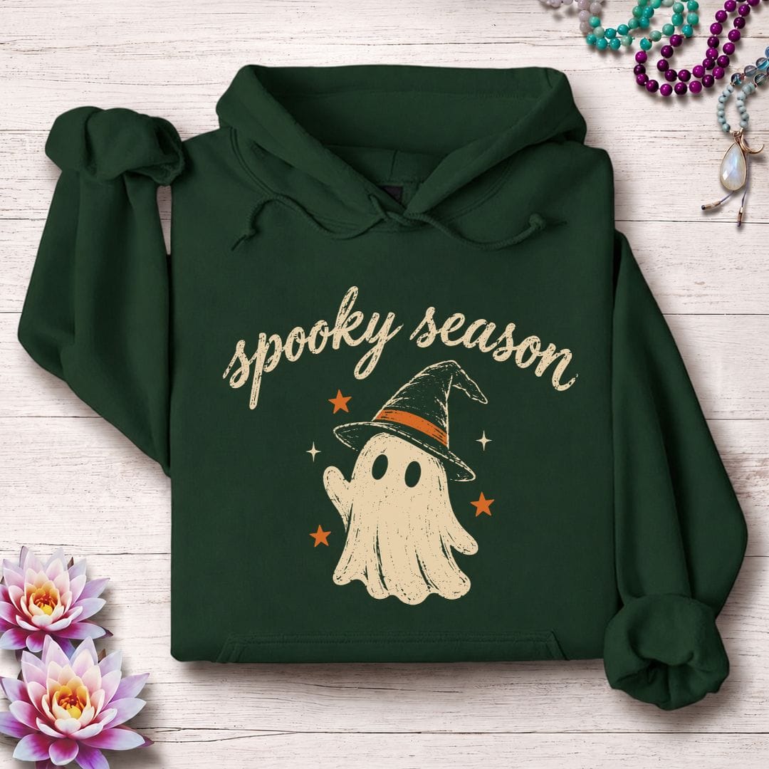 Spooky Season Hoodie Forest Green