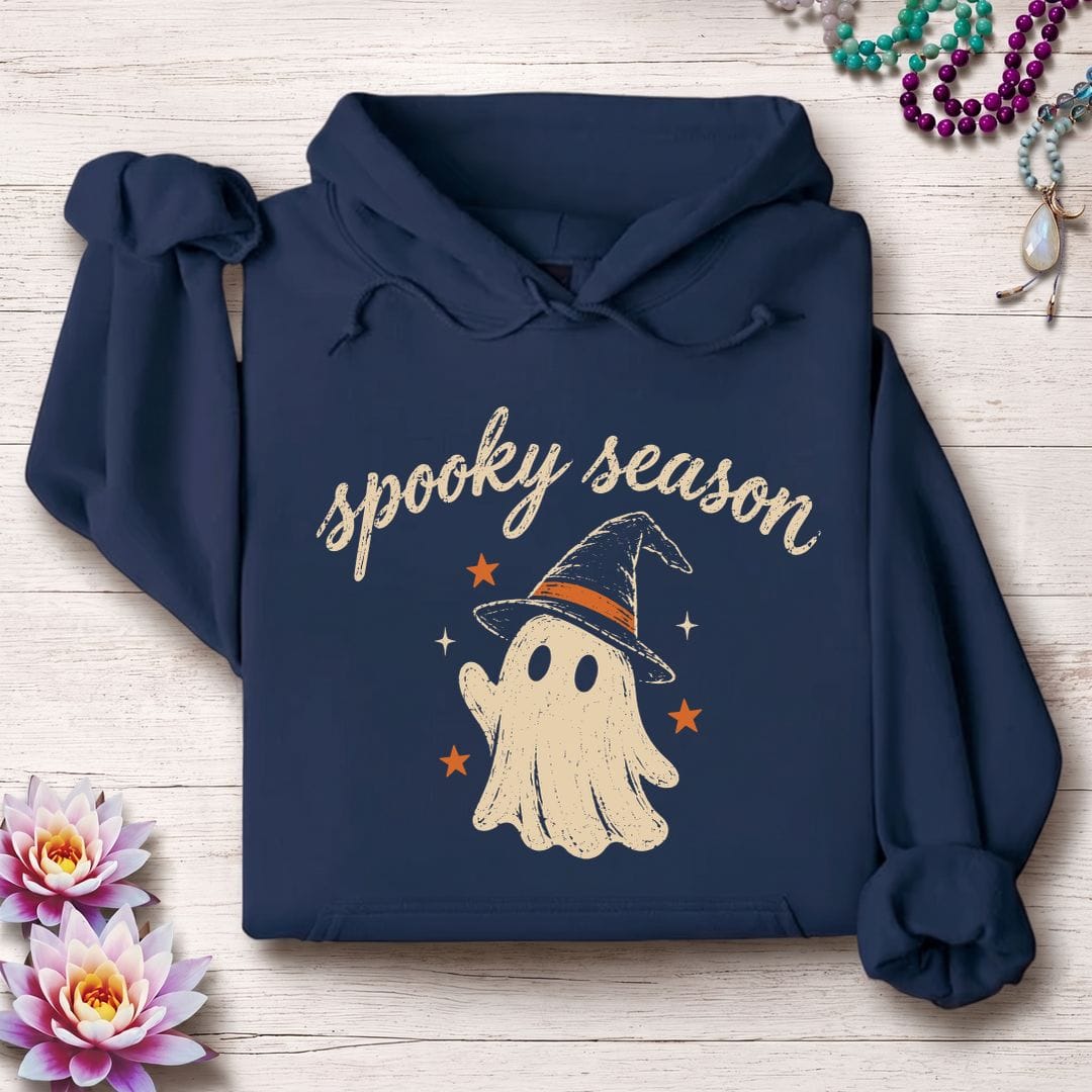 Spooky Season Hoodie Navy